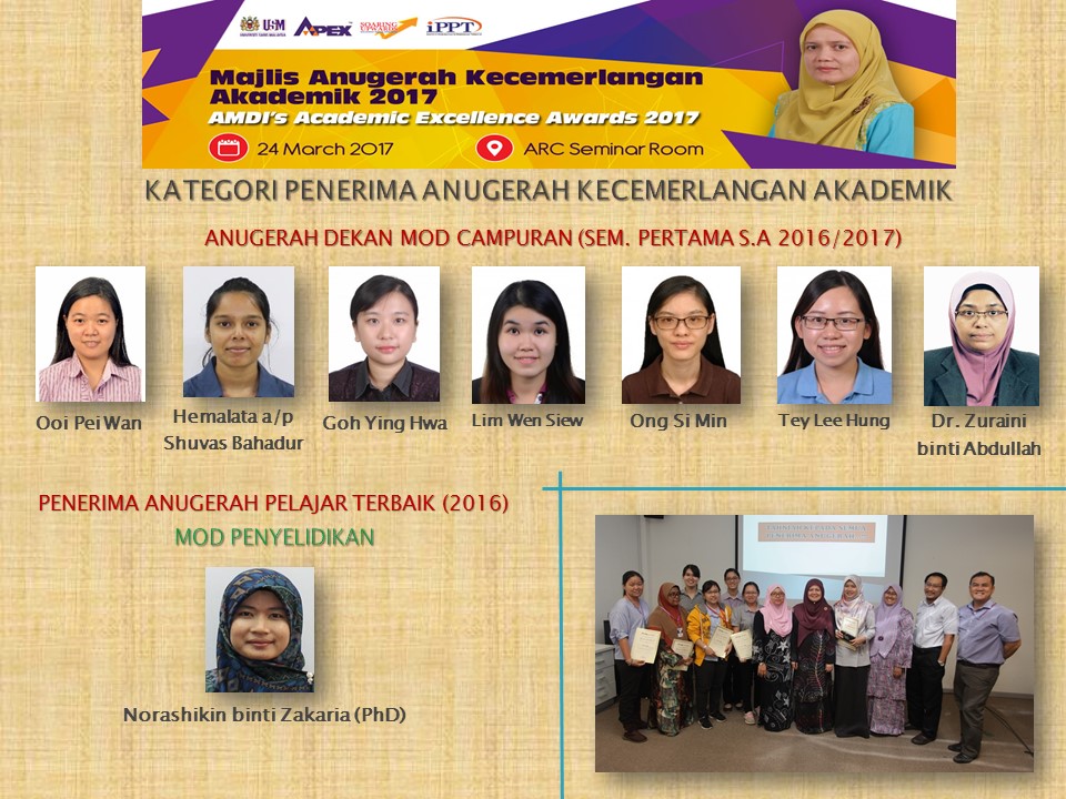 Pembentangan Anugerah Kecemerlangan Akademik 2017