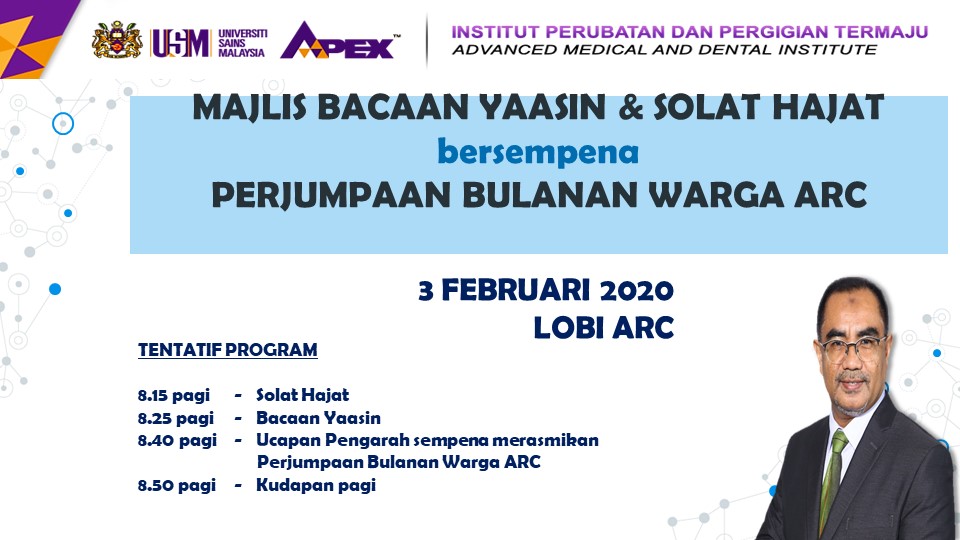 Perjumpaan bulanan TP dan staf ARC 1